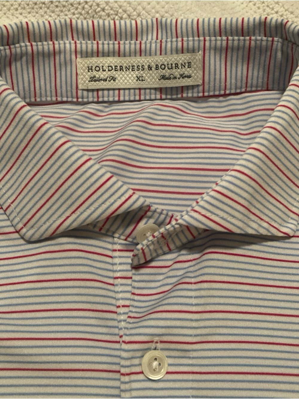 Holderness & Bourne Men’s golf Polo tailored fit XL